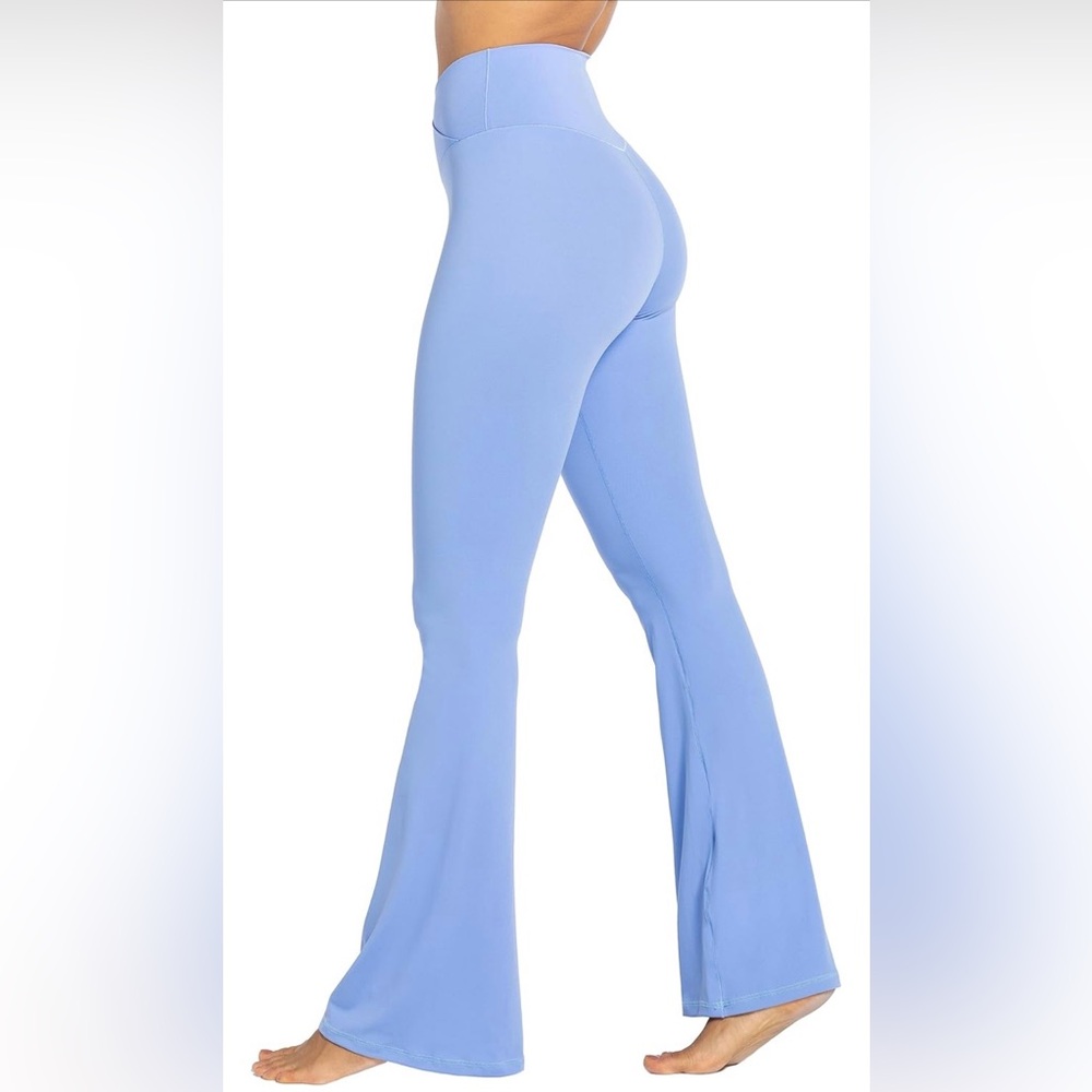 Women's Blue Flared Leggings